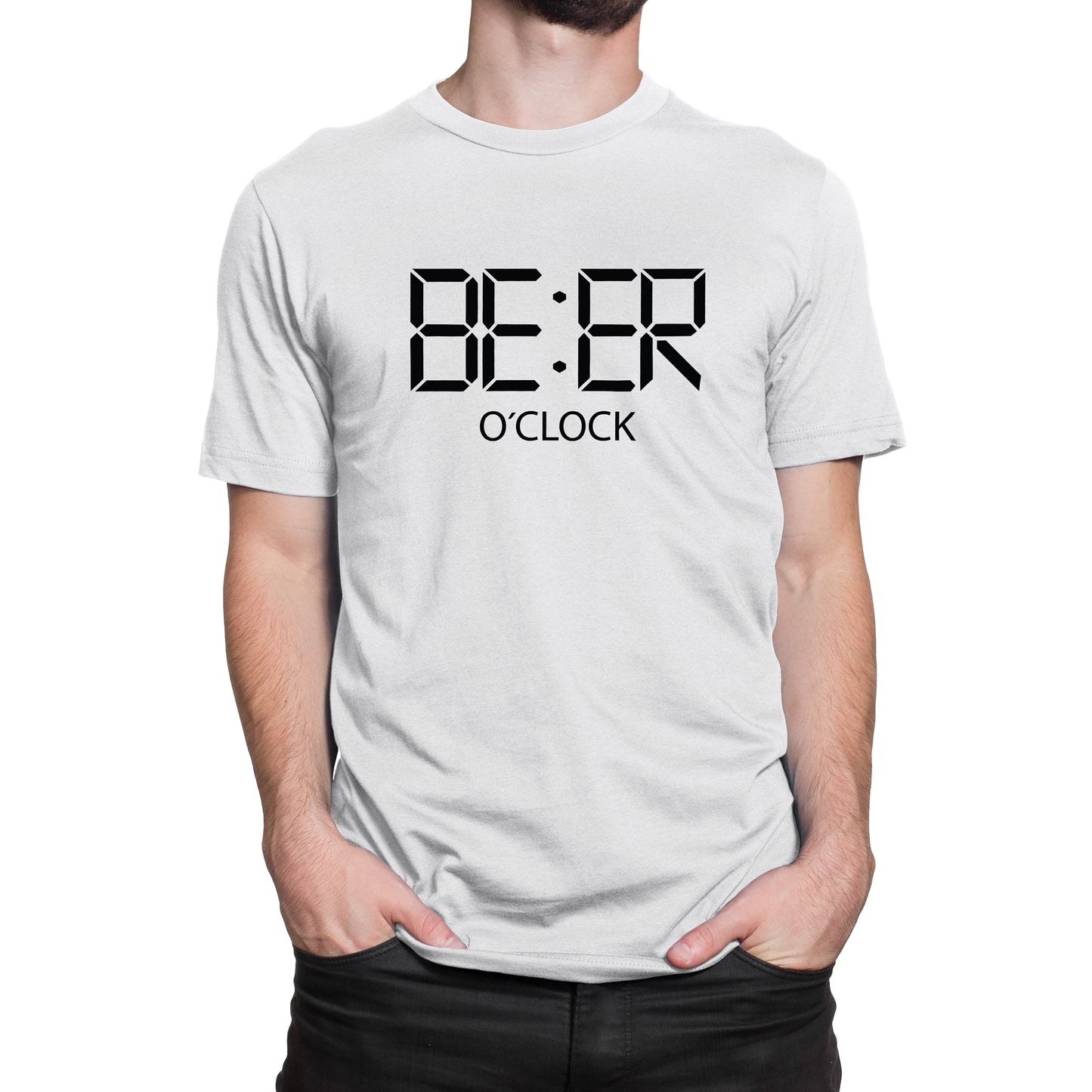Camiseta Estampada Hombre | Beer O'Clock