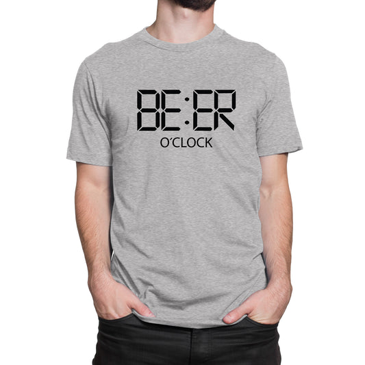 Camiseta Estampada Hombre | Beer O'Clock