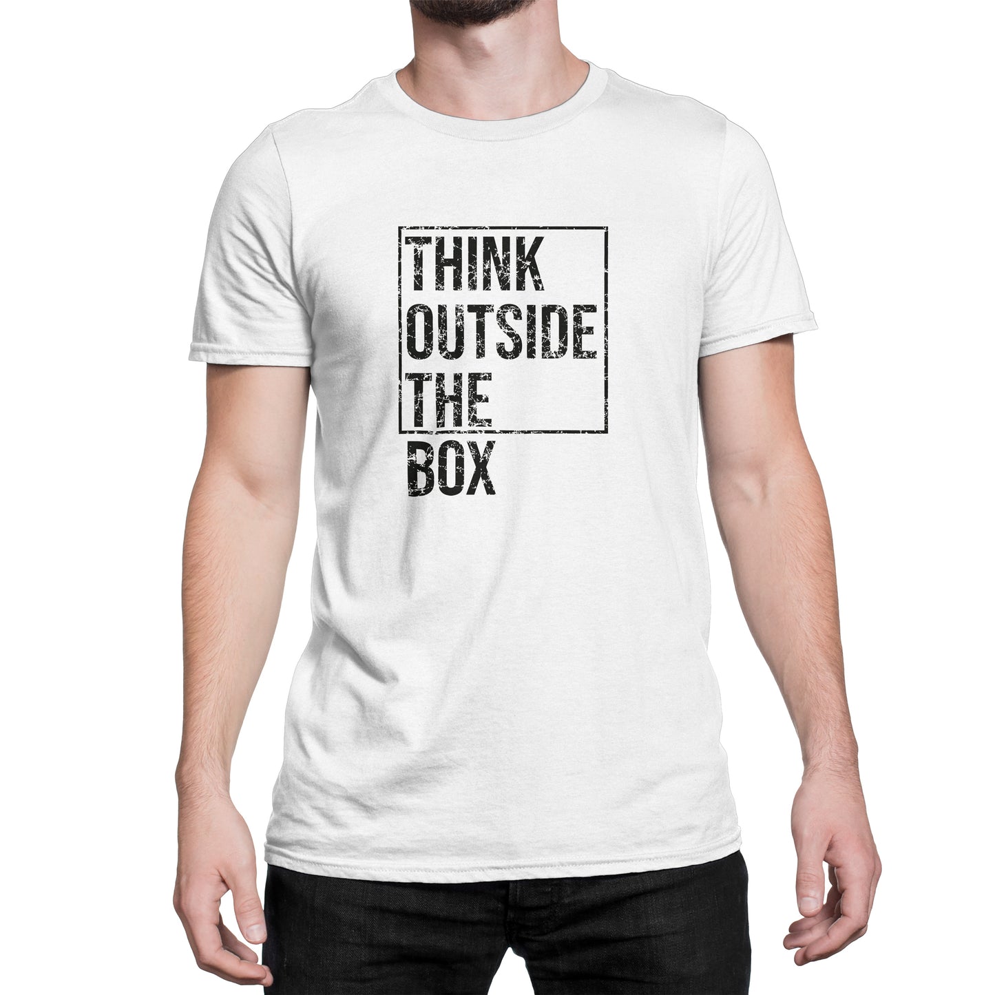Camiseta Estampada Hombre | Think Outside The Box