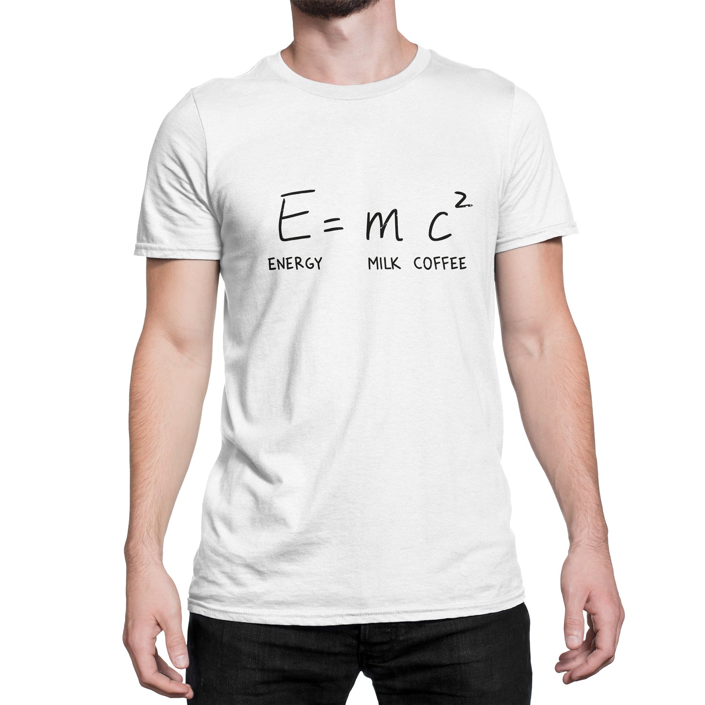 Camiseta Estampada Hombre| E=mc^2