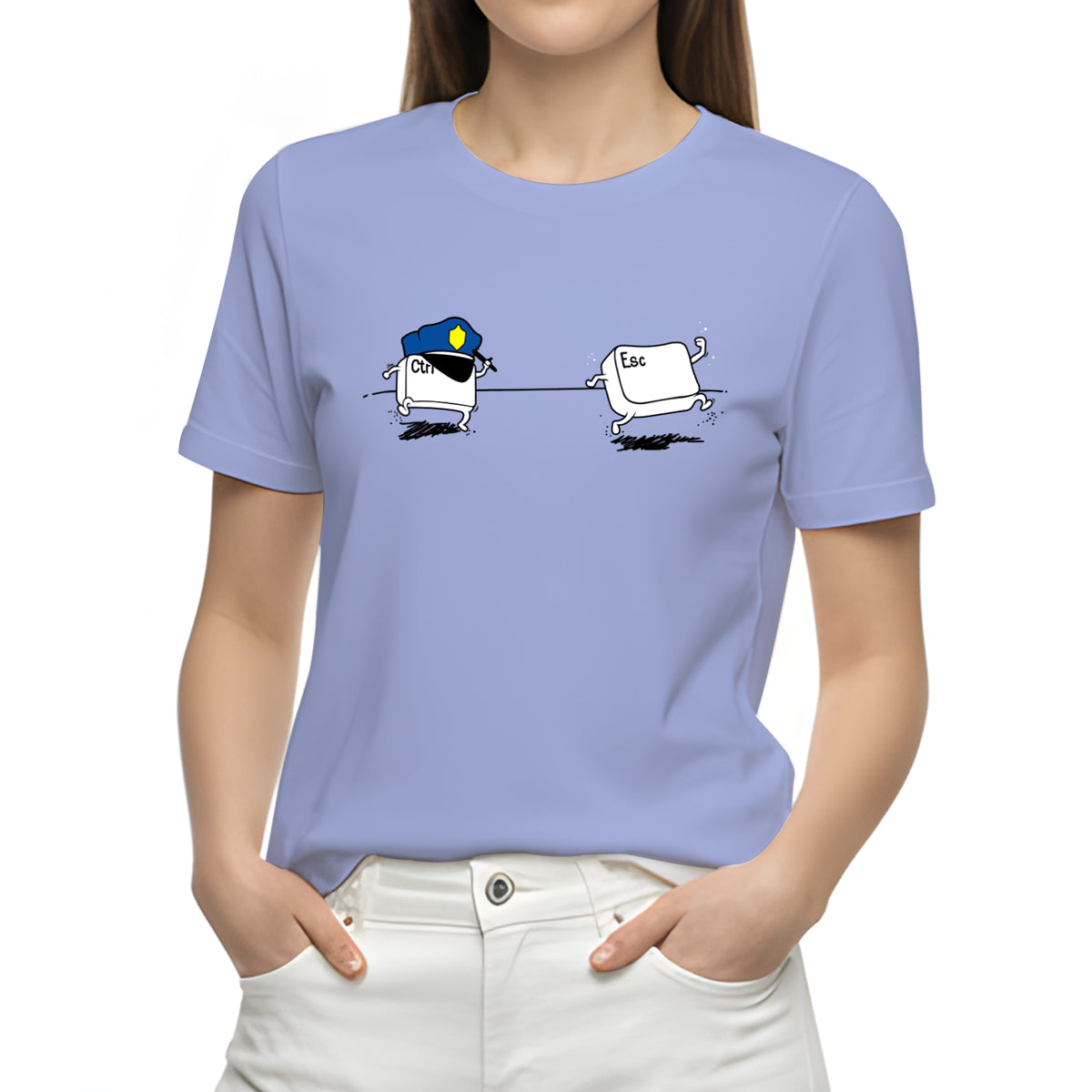 Camiseta Estampada Mujer | Ctrl - Esc