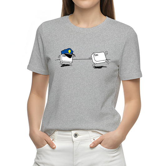 Camiseta Estampada Mujer | Ctrl - Esc