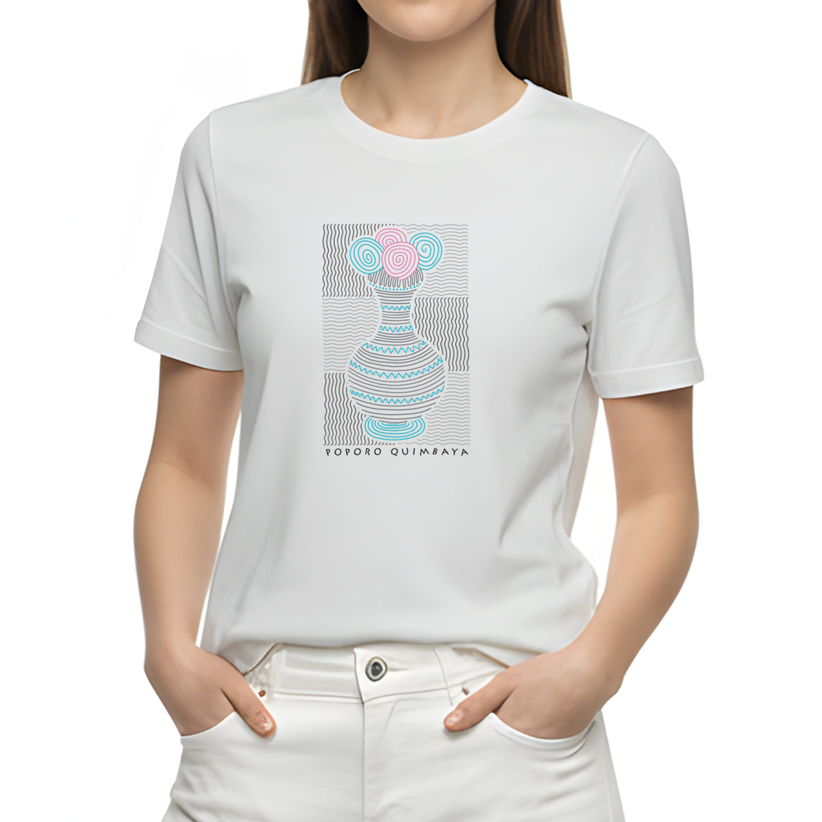 Camiseta Estampada Mujer | Quimbaya