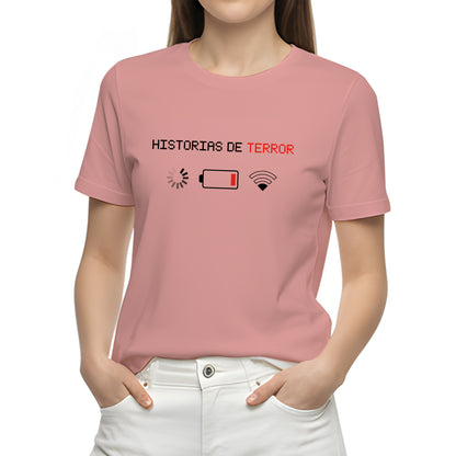 Camiseta Estampada Mujer | Historias de Terror