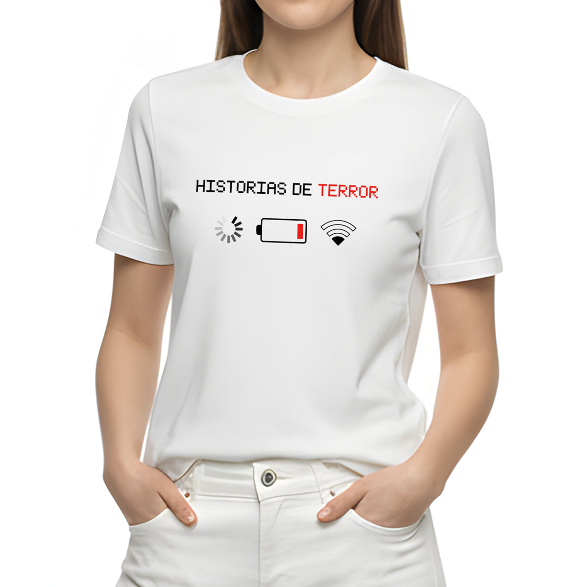Camiseta Estampada Mujer | Historias de Terror