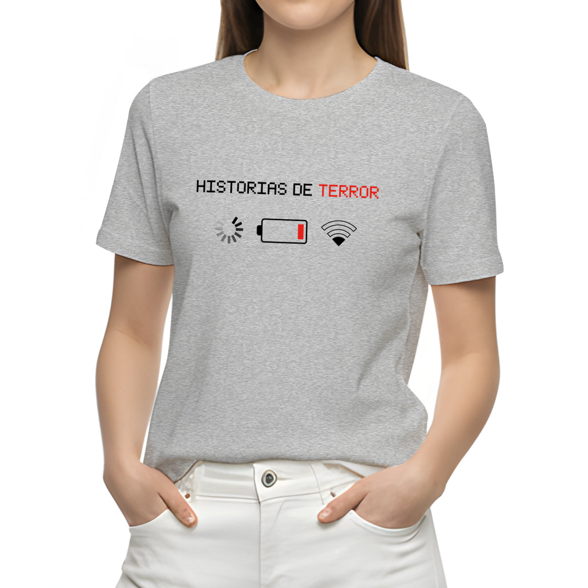 Camiseta Estampada Mujer | Historias de Terror