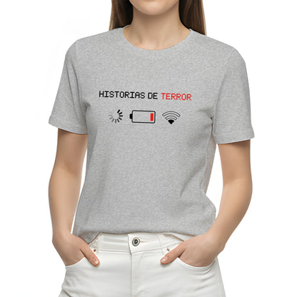 Camiseta Estampada Mujer | Historias de Terror