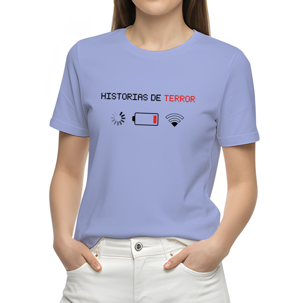 Camiseta Estampada Mujer | Historias de Terror