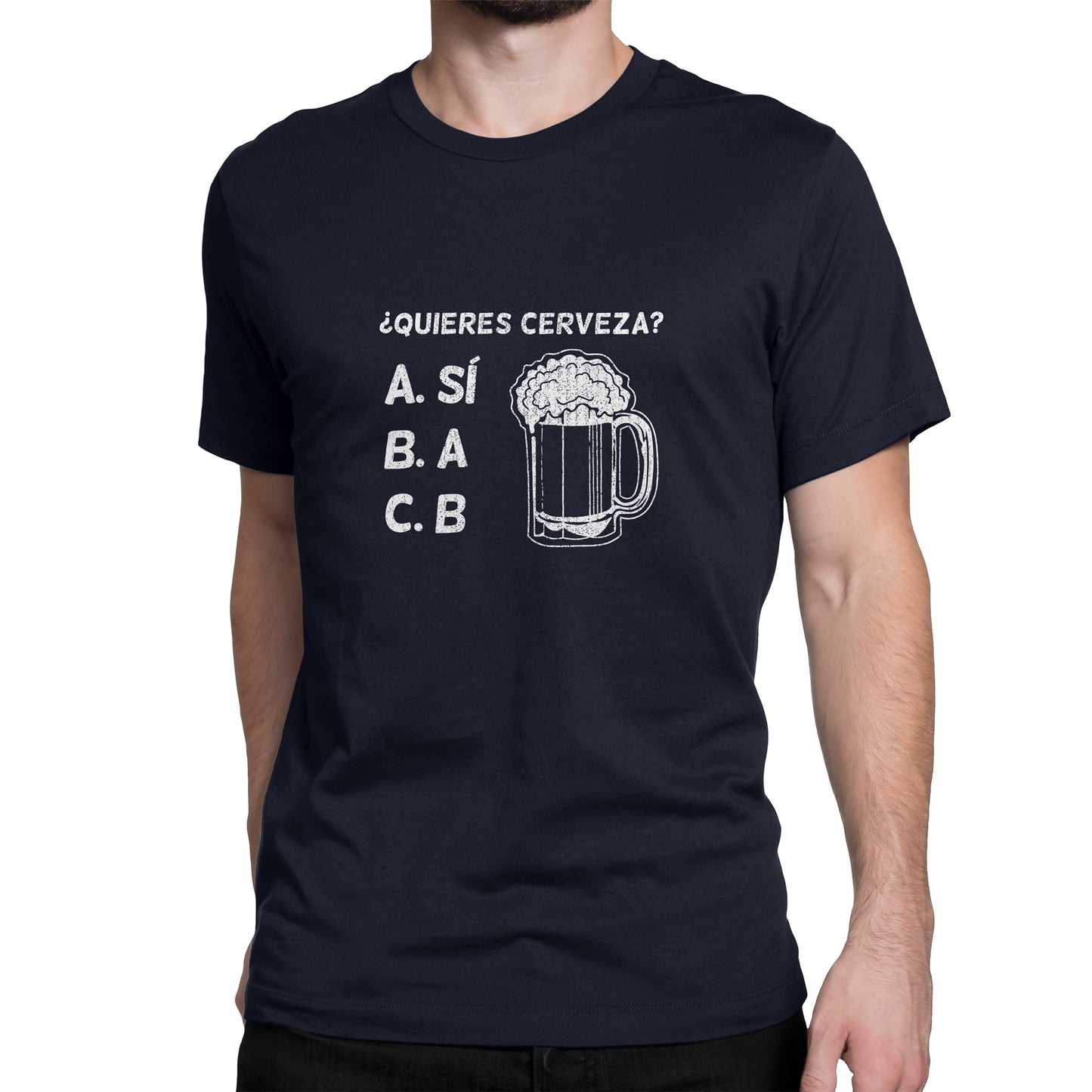 Camiseta Estampada Hombre | ¿Quieres Cerveza?