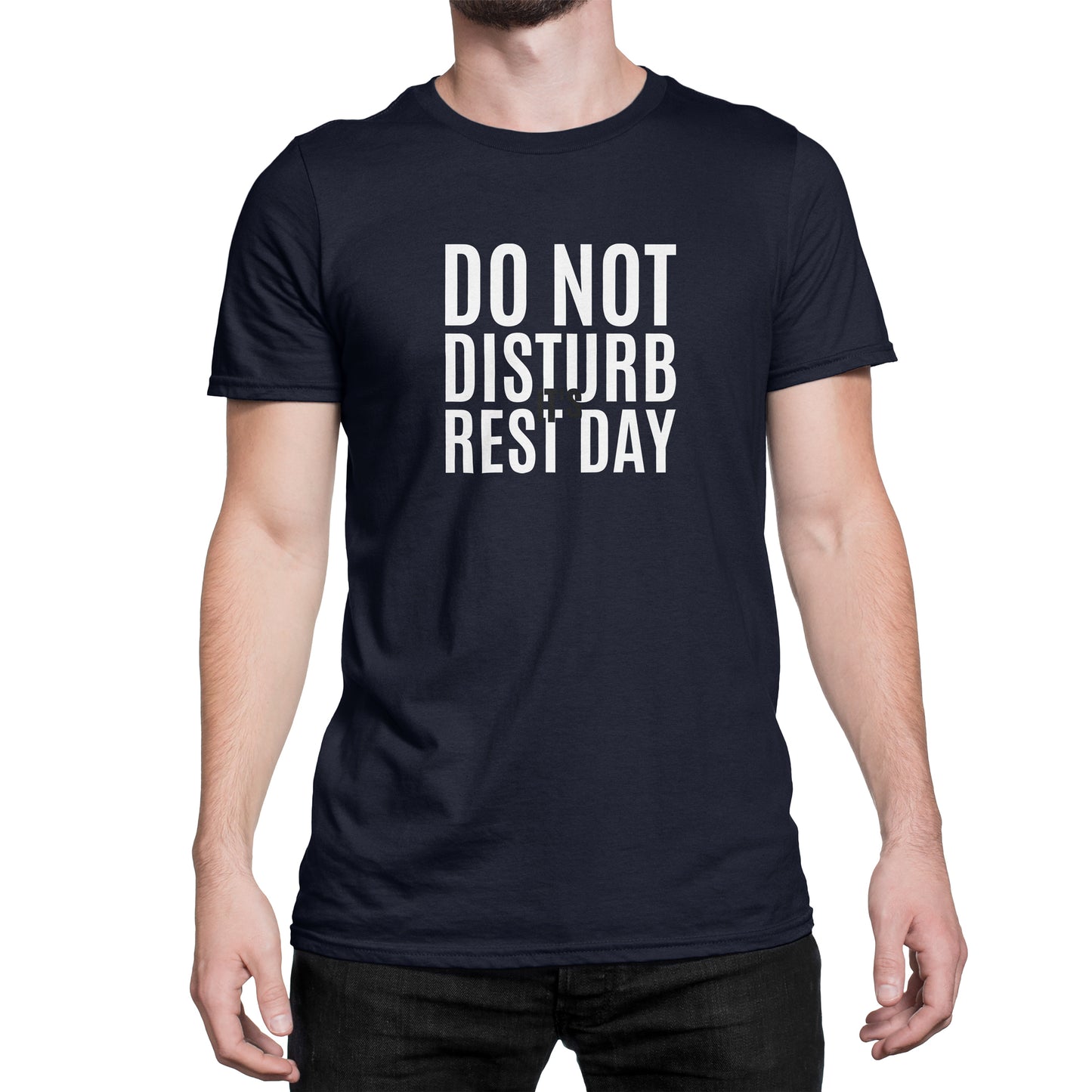 Camiseta Estampada Hombre | Do Not Disturb It's Rest Day