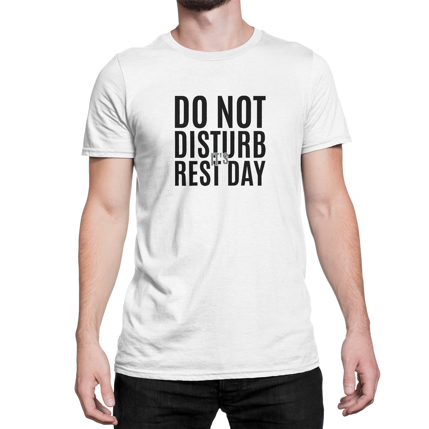 Camiseta Estampada Hombre | Do Not Disturb It's Rest Day