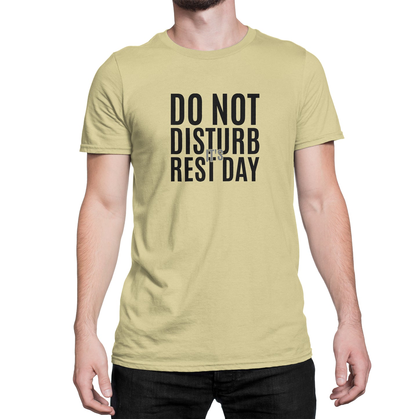 Camiseta Estampada Hombre | Do Not Disturb It's Rest Day