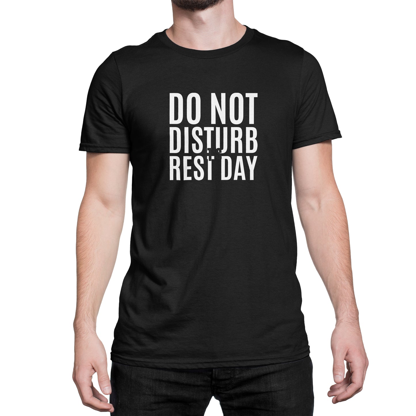 Camiseta Estampada Hombre | Do Not Disturb It's Rest Day
