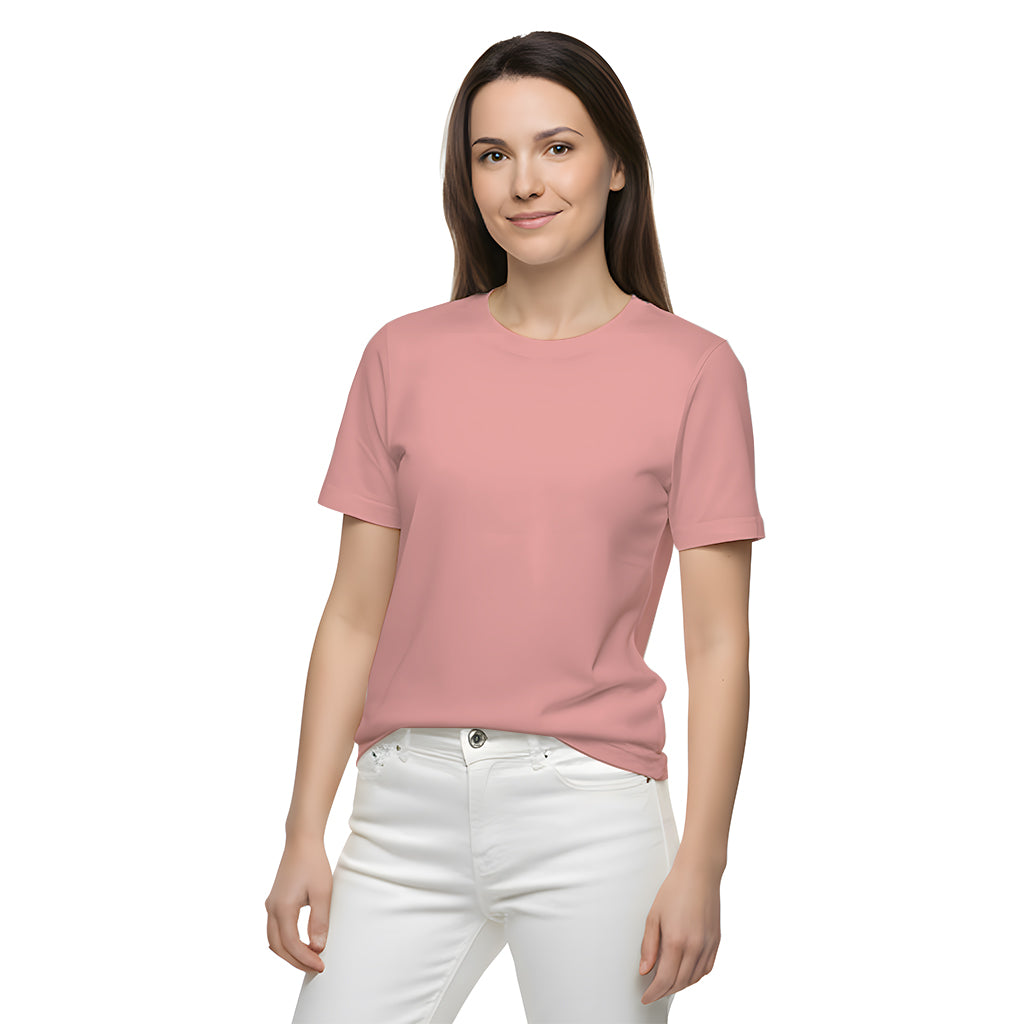 Camiseta Básica Mujer | Unicolor W0008