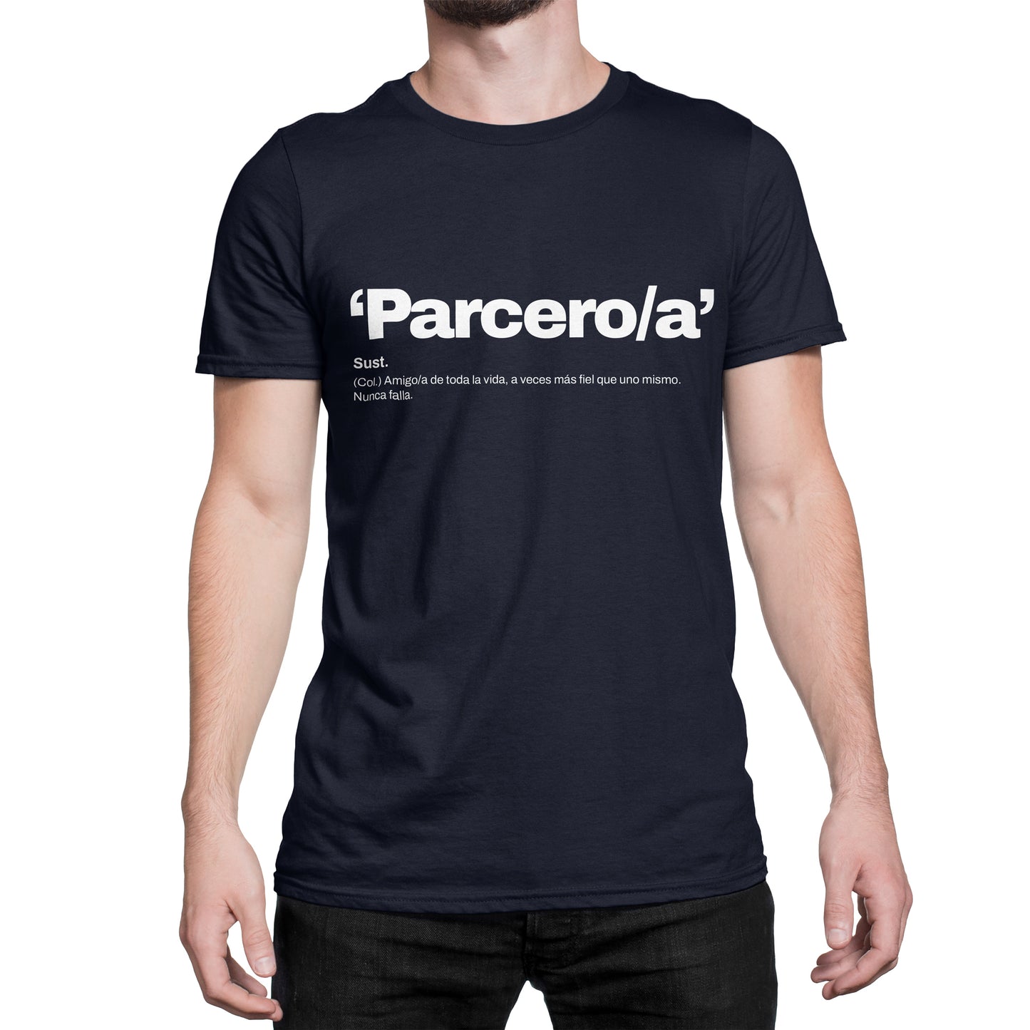 Camiseta Estampada Hombre | 'Parcero/a'