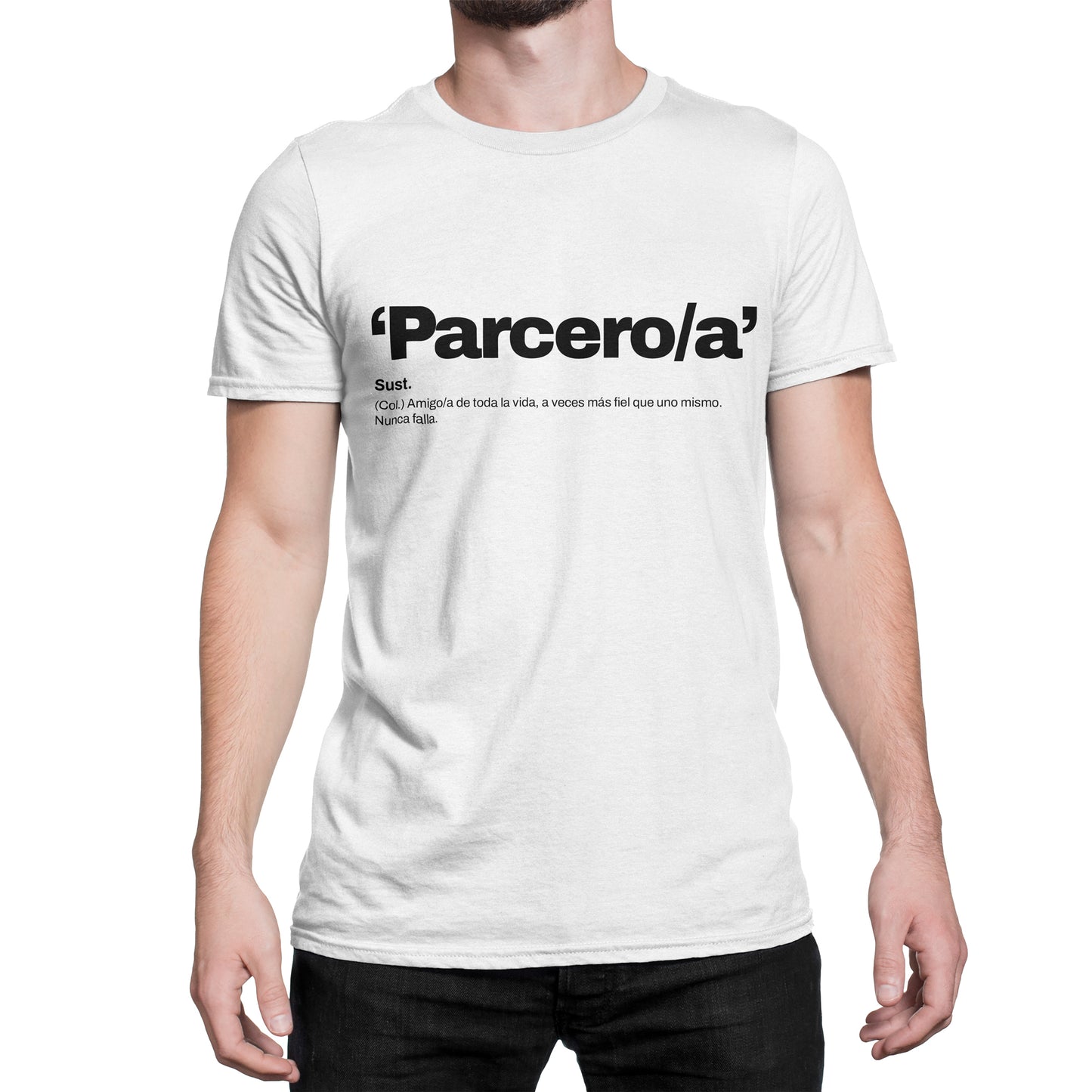 Camiseta Estampada Hombre | 'Parcero/a'