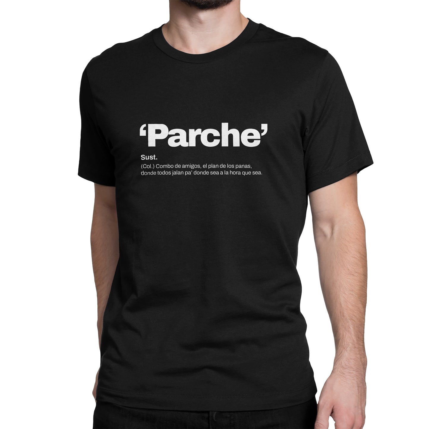 Camiseta Estampada Hombre | 'Parche'